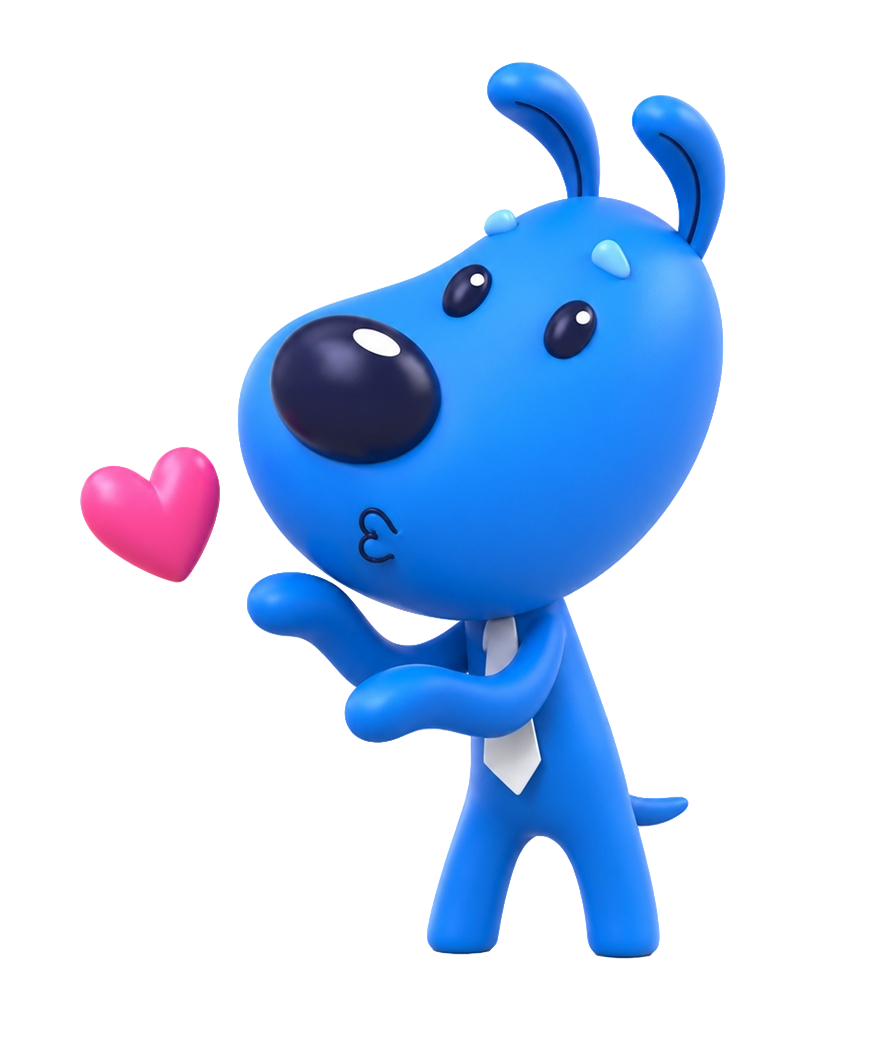 Beebro with heart